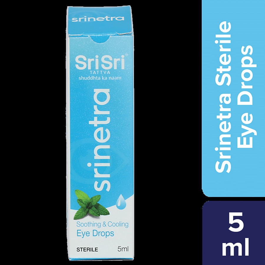 Sri Sri Tattva Srinetra Eye Drops - Soothing & Cooling