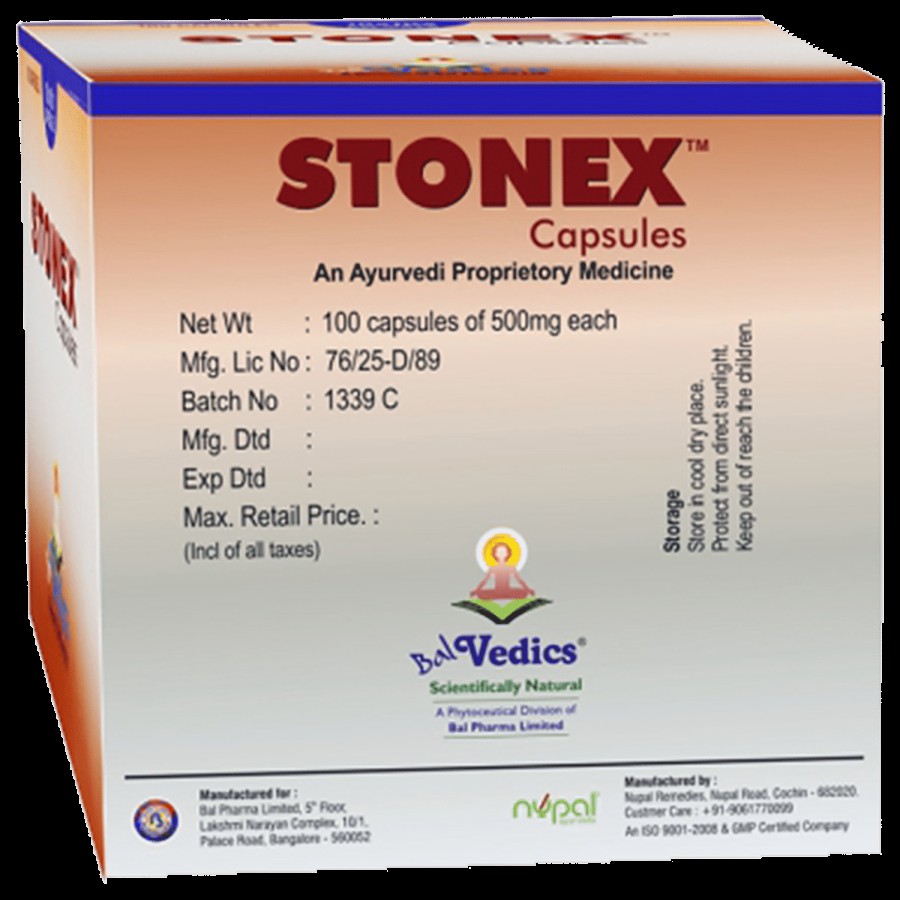 Stonex Capsule - For Dissolving Kidney Stones