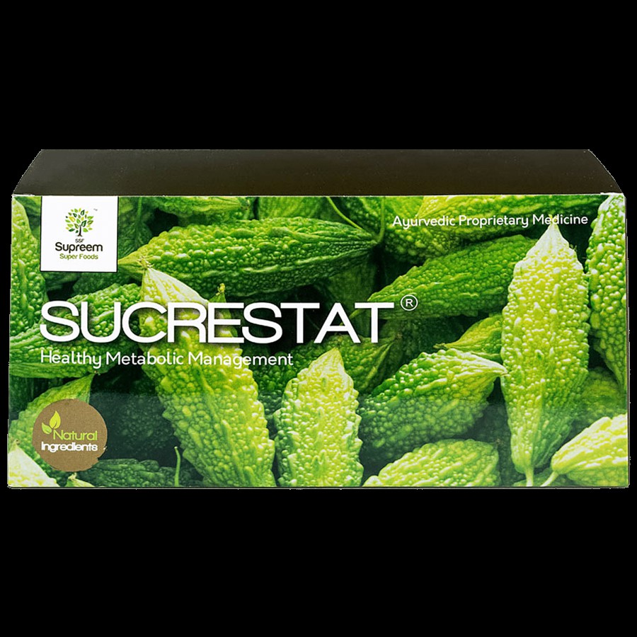 Supreem Super Foods Sucrestat Capsules - Healthy Metabolic Management