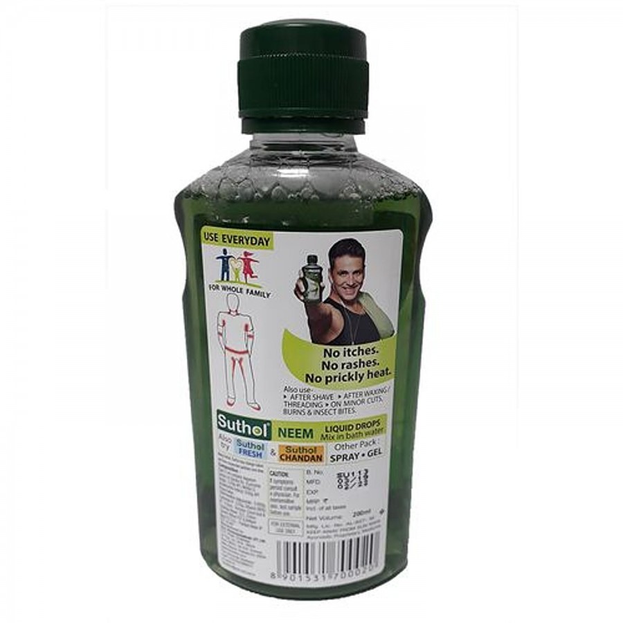 Suthol Antiseptic Skin Liquid - Neem