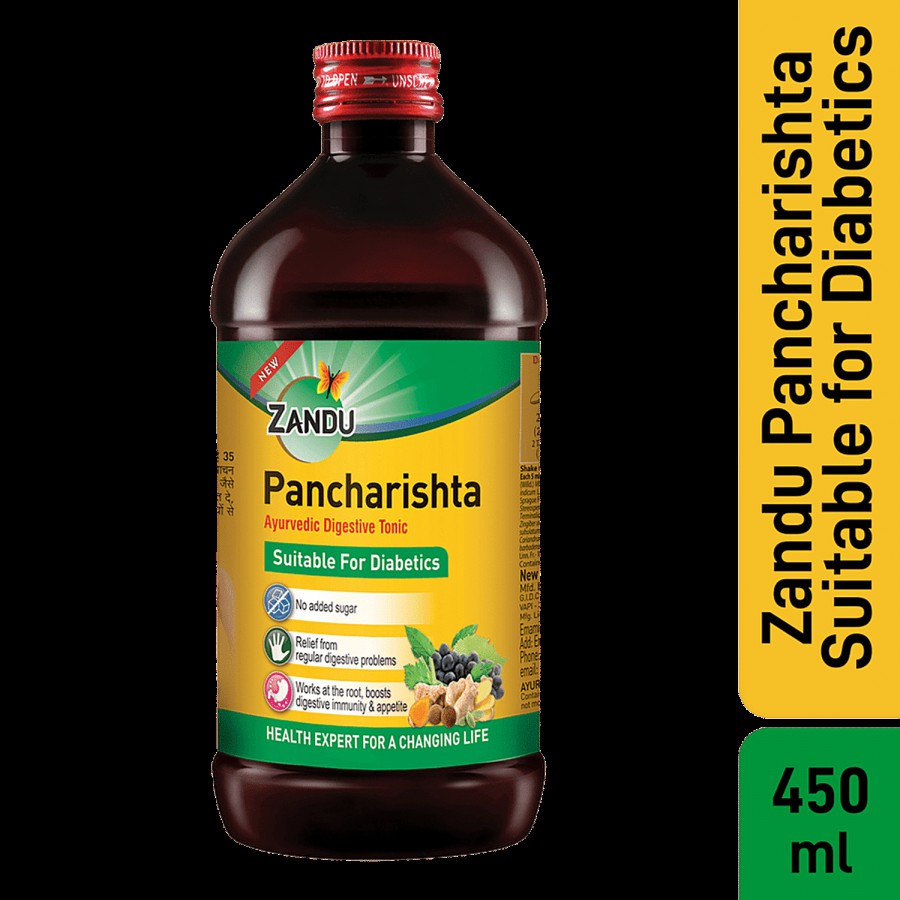 ZANDU Pancharishta Ayurvedic Digestive Tonic Suitable For Diabetic