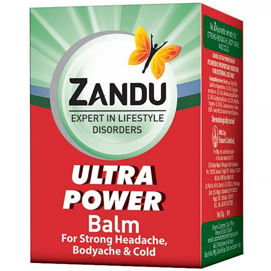 ZANDU Ultra Power Balm - For Quick Pain Relief