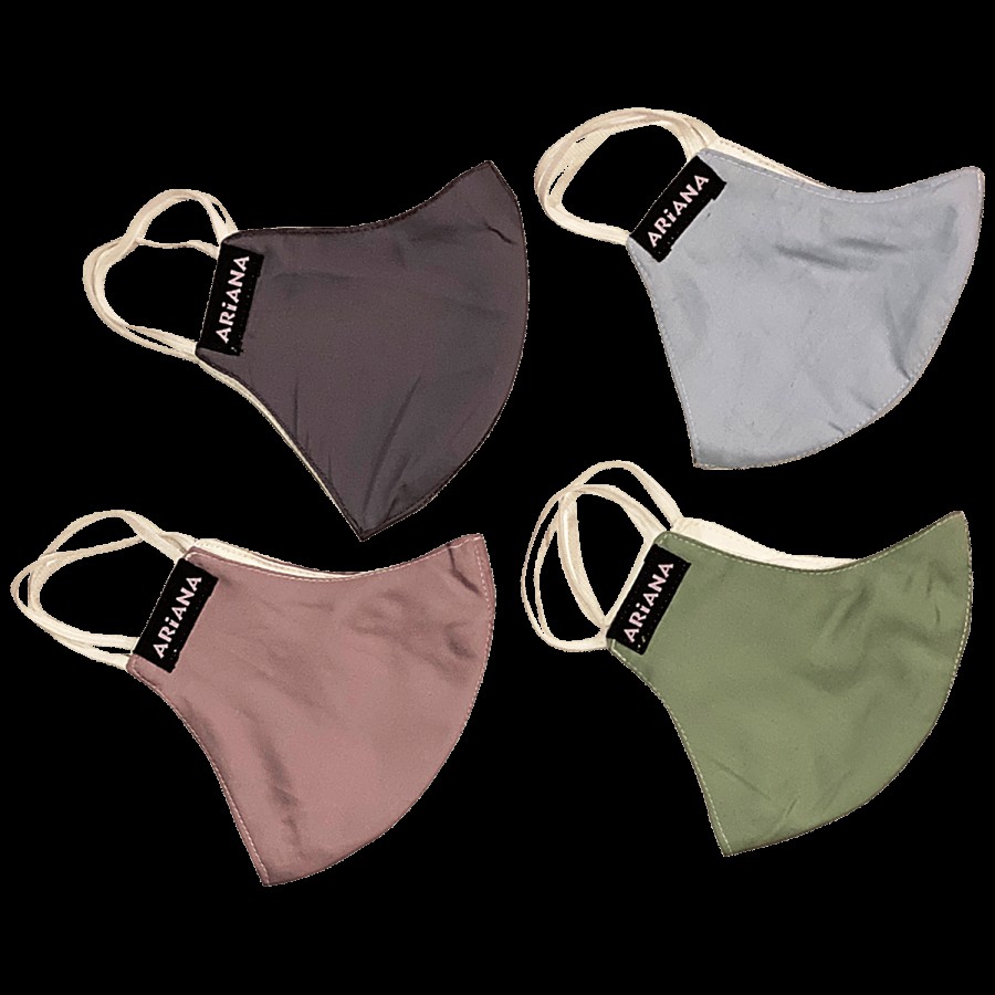 Ariana 2 Ply Reversible Duosafe Face Mask - Assorted Colour/Design