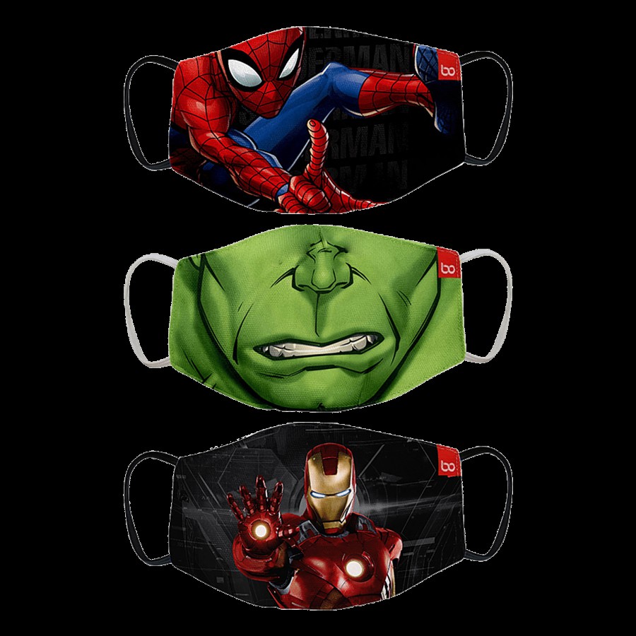 Bonorganik Face Mask For Kids - Mighty Avengers