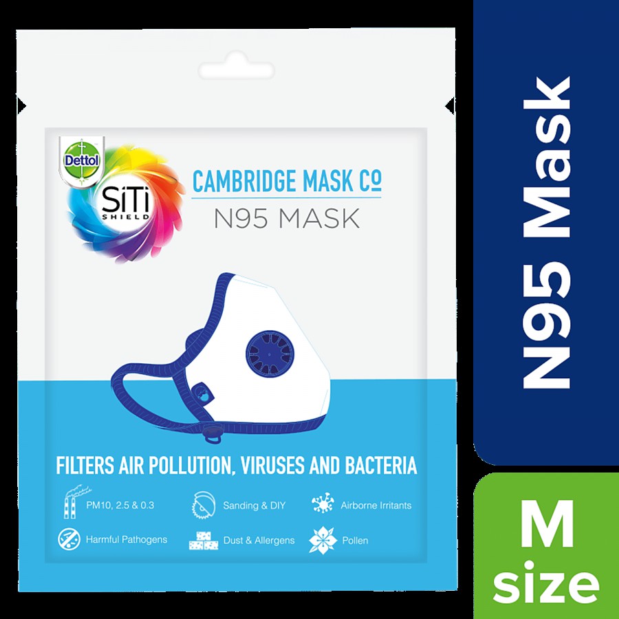 Dettol Sitishield Cambridge N95 Mask - Medium