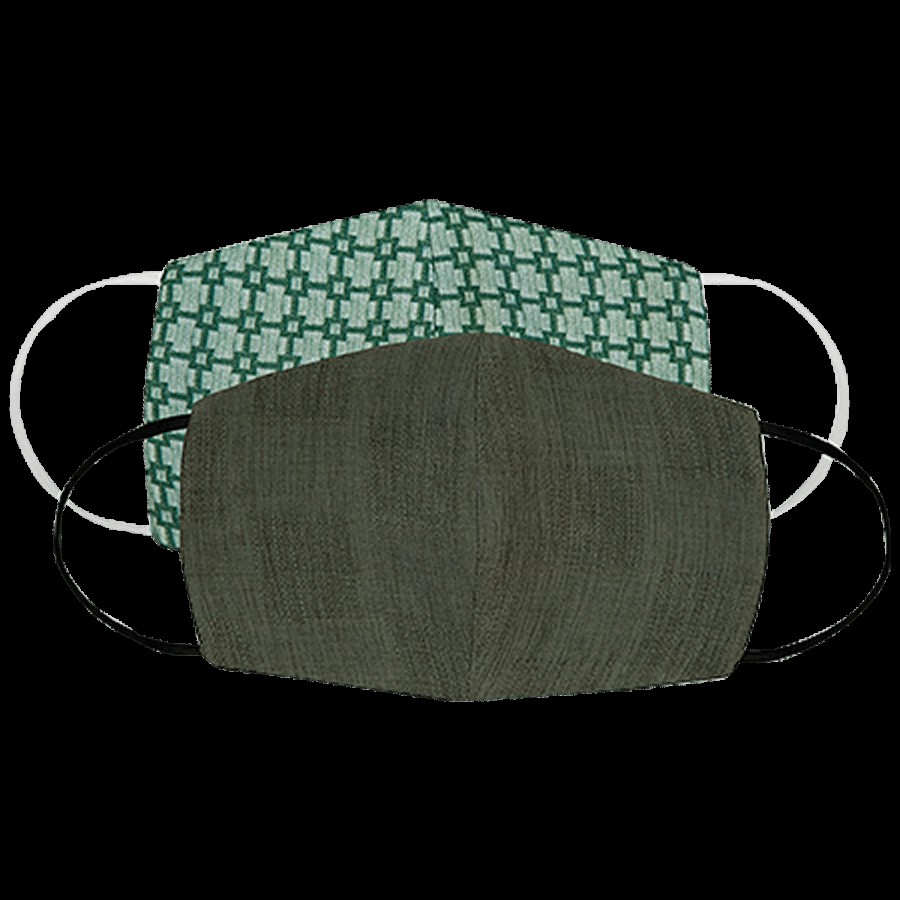 FabAlley 3 Ply Reusable Face Mask - Olive