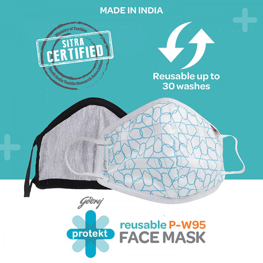 Godrej Protekt Face Mask - Protekt P-W95 Reusable