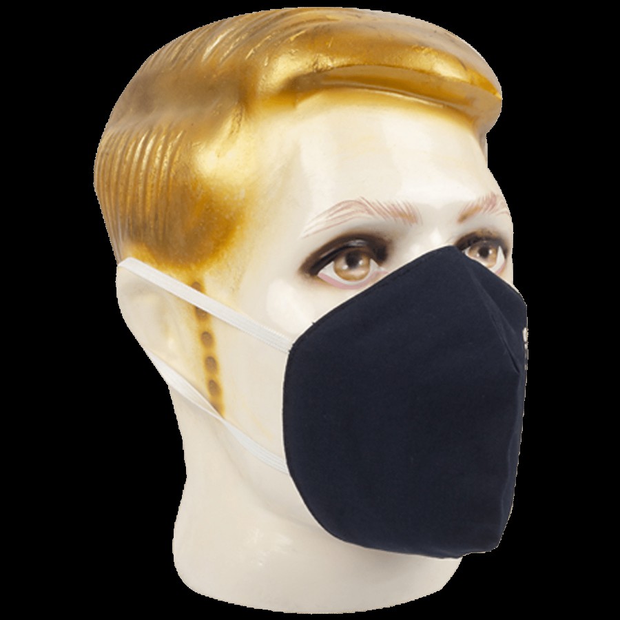 Octus Aerolife Reusable Cotton Fabric Mask - Navy Blue