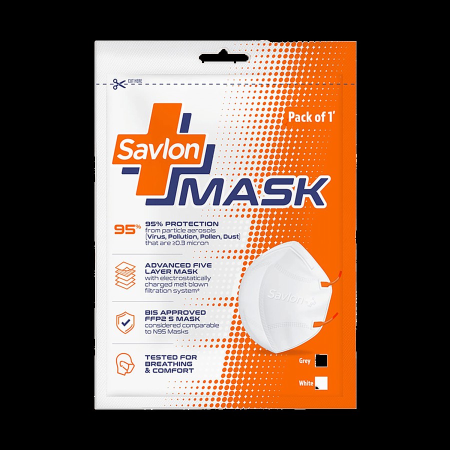 Savlon Mask - With Adjustable Ear Loops