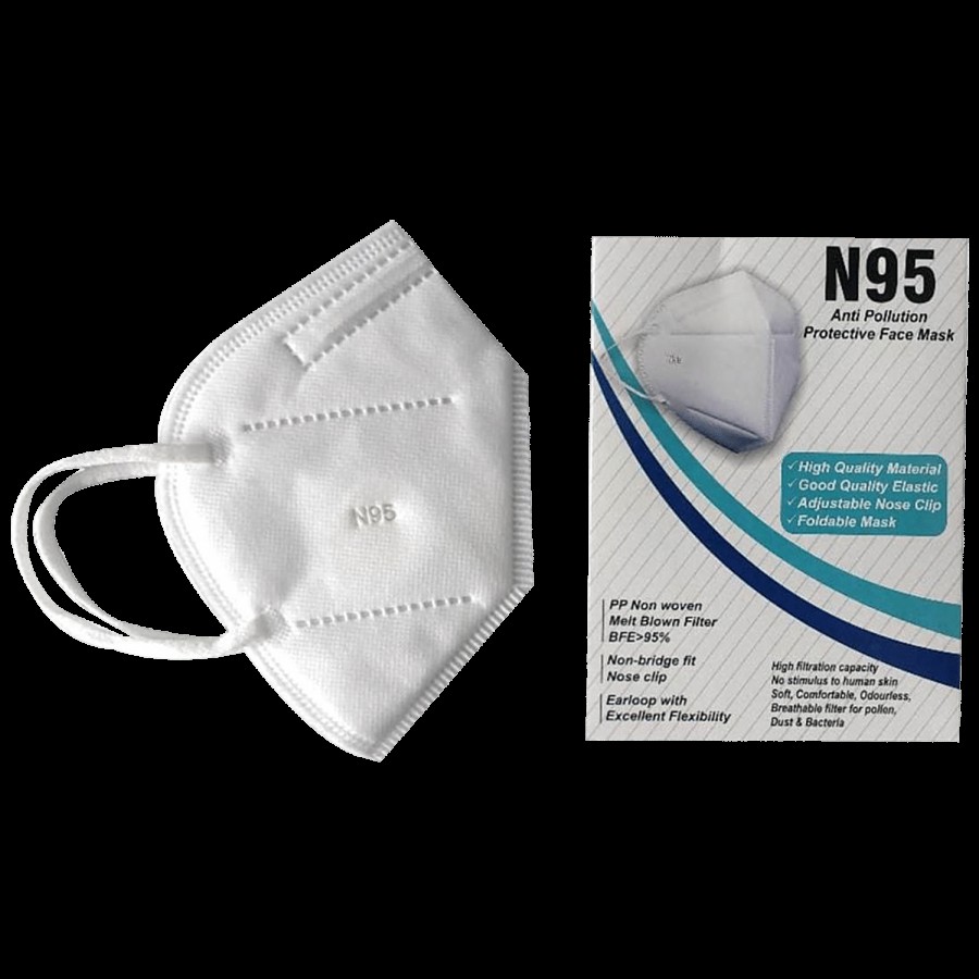 Shamrock N95 Face Mask - White