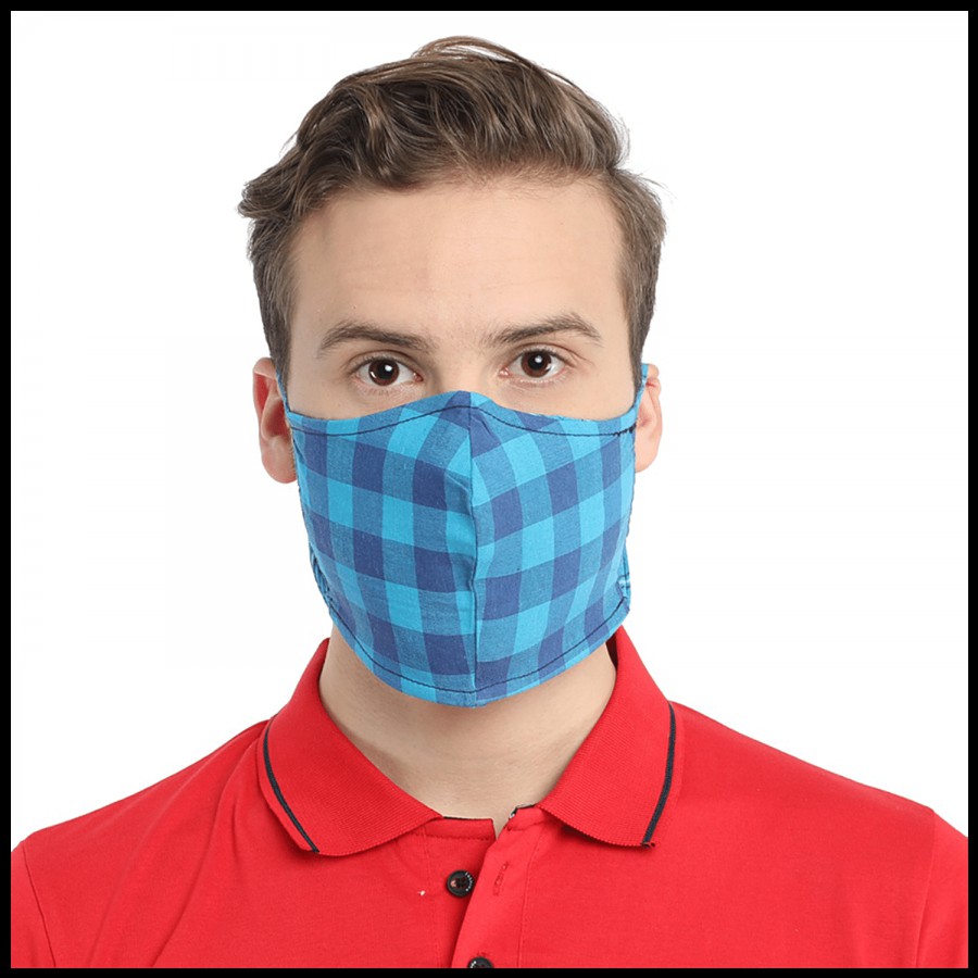 The August Co. 2 Ply 100% Cotton Face Mask For Adults - MM