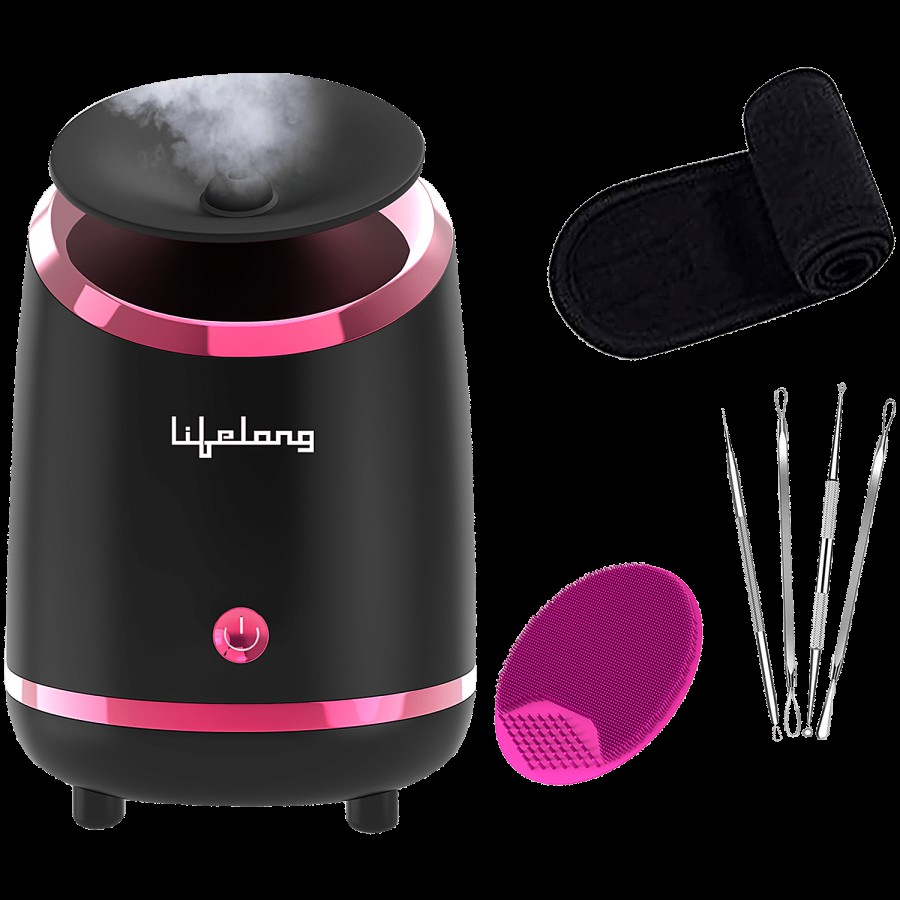 Lifelong Hydrating Facial Steamer - Blackhead Removal Kit