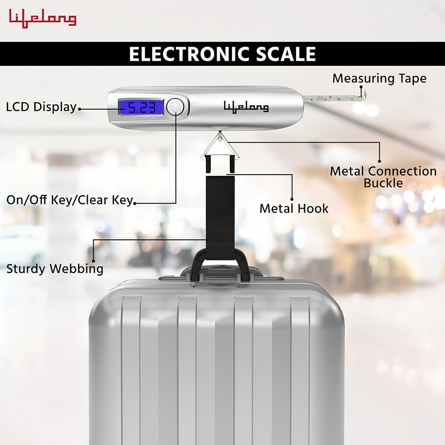 Lifelong Luggage Weighing Scale - For Flights