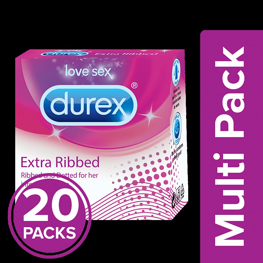 Durex Condoms - Extra Ribbed