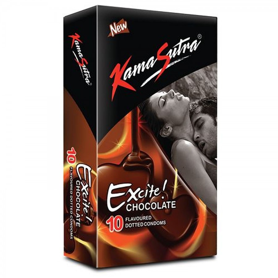 KamaSutra Excite Condoms - Chocolate Flavour