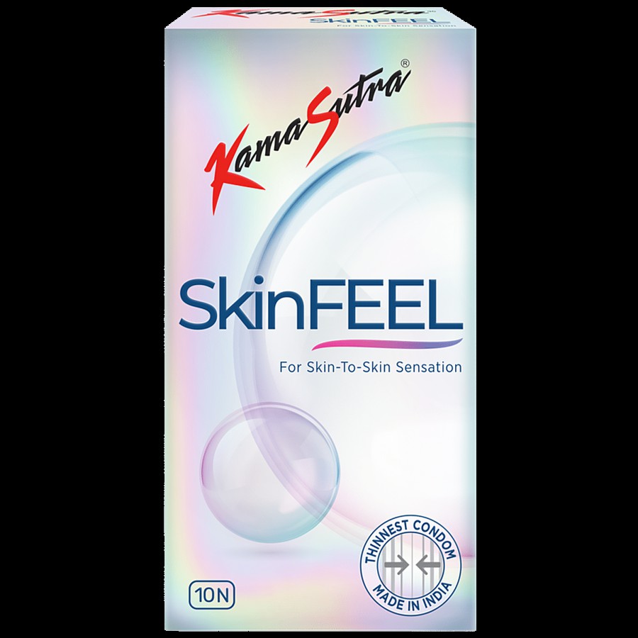 KamaSutra Skin Feel Thinnest Condoms - Safe & Comfortable