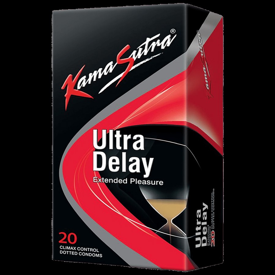 KamaSutra Ultra Delay Dotted Condom - For Extended Pleasure