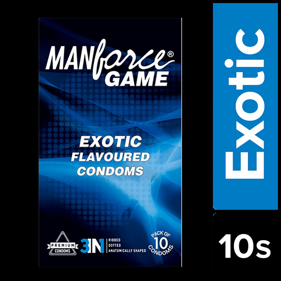 Manforce Condoms 3 in 1 Game Condoms