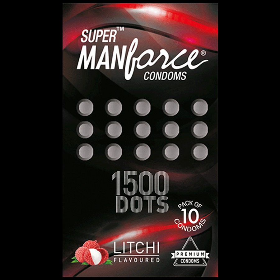 Manforce Condoms Extra Dotted Condoms