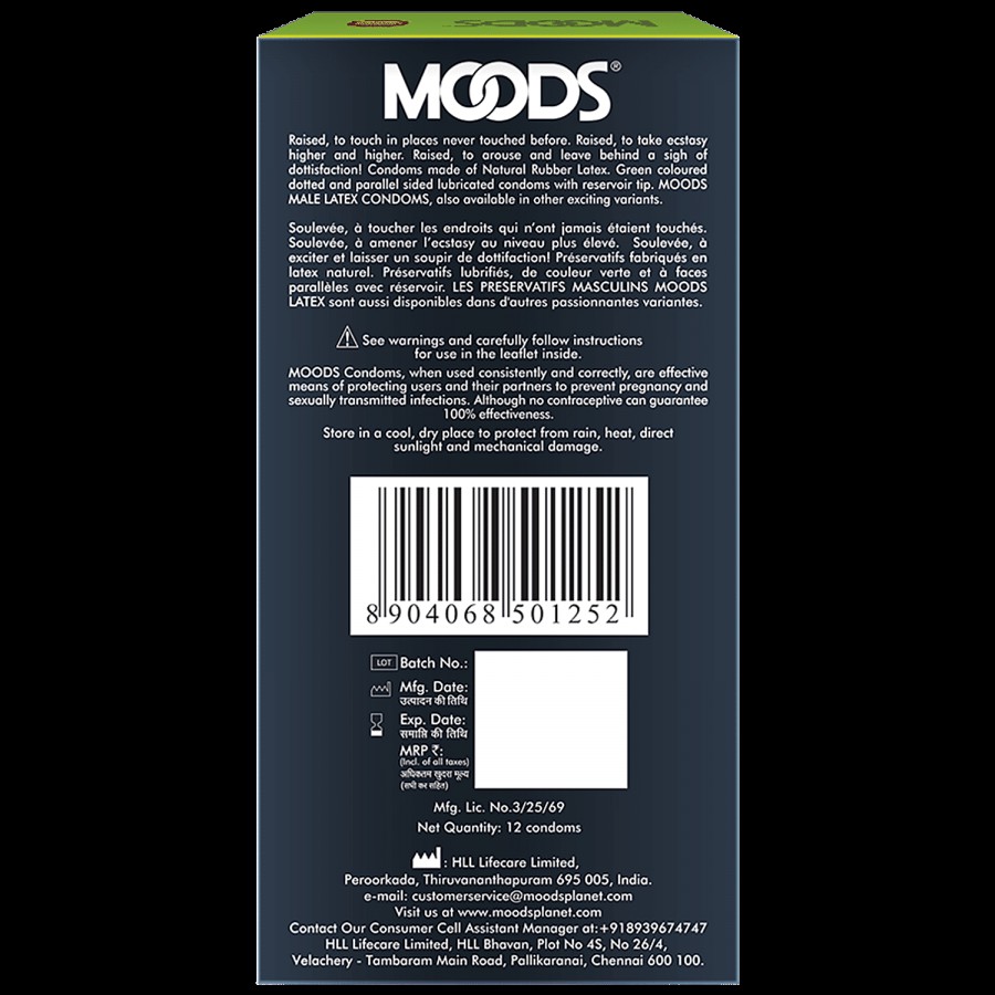 Moods Condoms - Premium Dotted