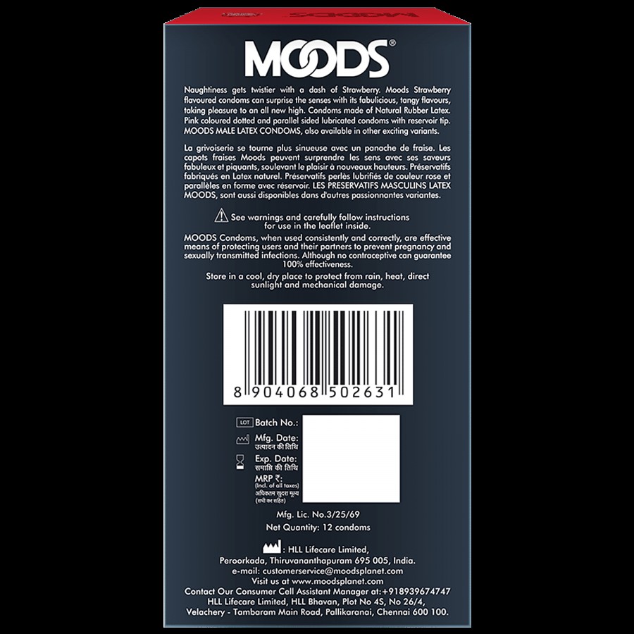 Moods Condoms - Strawberry