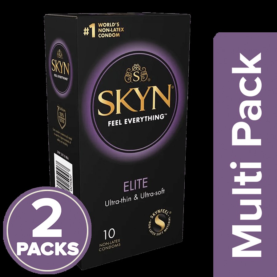 SKYN Elite Premium Condoms - Ultra Thin & Soft