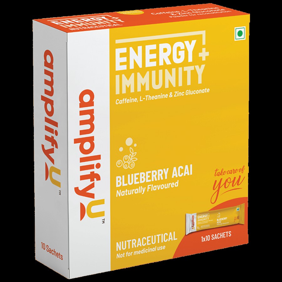 AMPLIFYU Energy Immunity Supplement - Caffeine