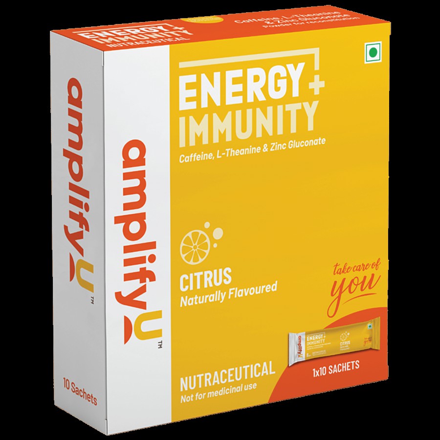 AMPLIFYU Energy Immunity Supplement - Caffeine