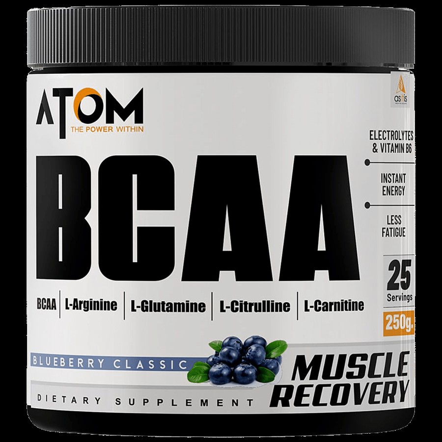 AS-IT-IS Nutrition ATOM BCAA - For Instant Energy & Muscle Recovery