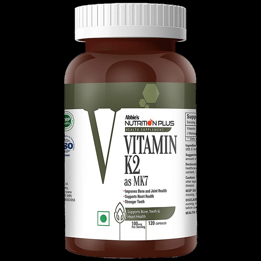 Abbies Nutrition Plus Health Supplement - Vitamin K2