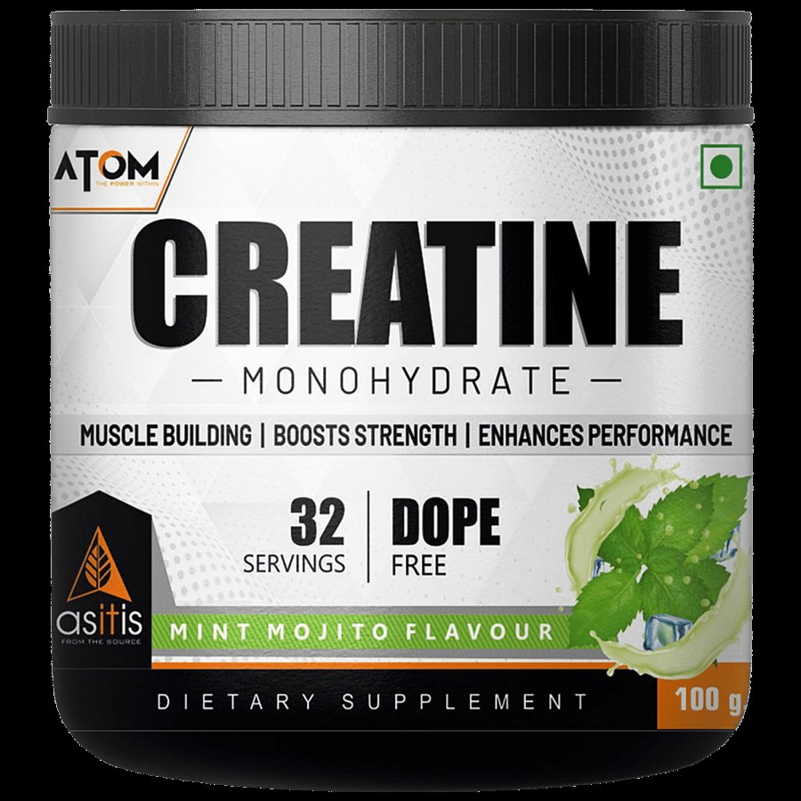 As-It-Is Nutrition ATOM Creatine Monohydrate - Dope Free