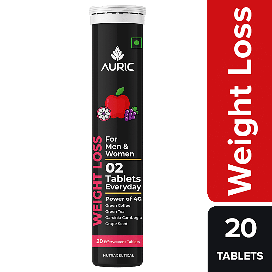 Auric Weight Loss Effervescent Tablets - For Men & Women