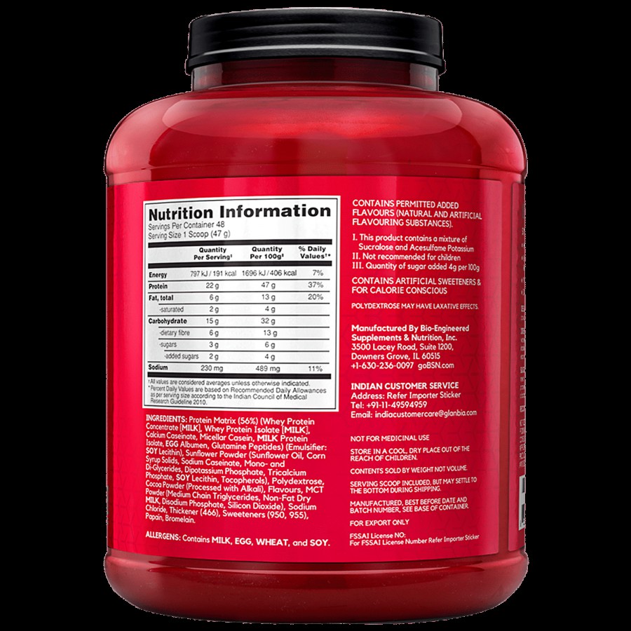 BSN Syntha 6 Protein Powder - Chocolate Milkshake