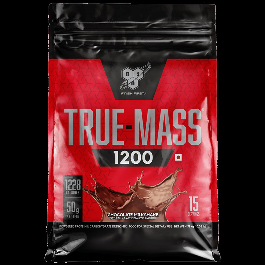 BSN True Mass 1200 Weight/Muscle Mass Gainer - Chocolate Milkshake