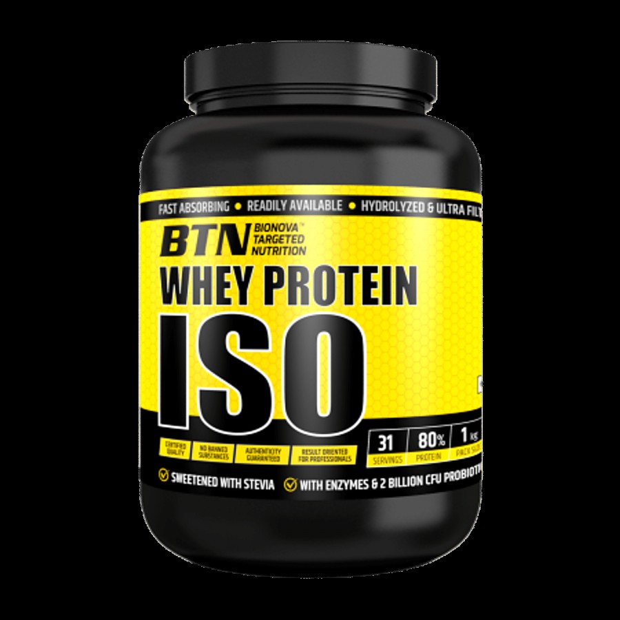 BTN Sports 100% Whey Protein Isolate - Dutch Chocolate