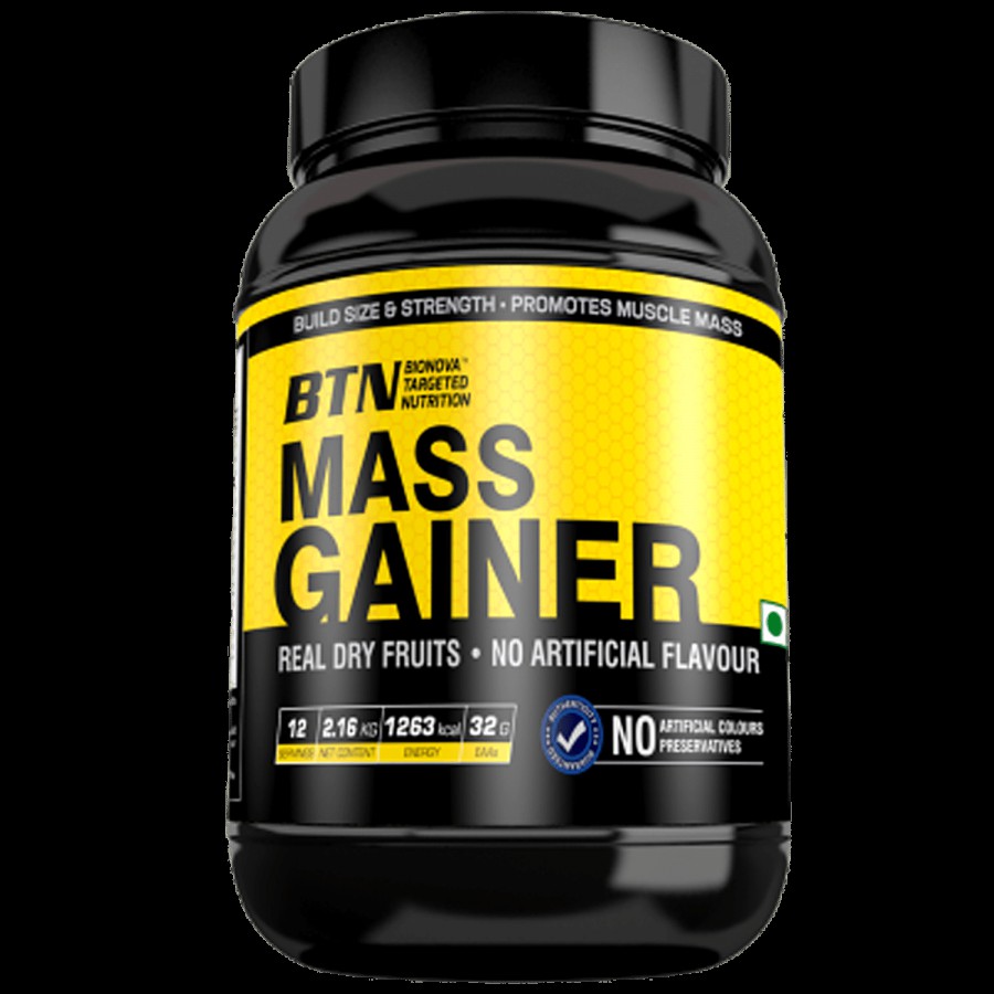 BTN Sports Mass Gainer Supplement - Post Workout Formula