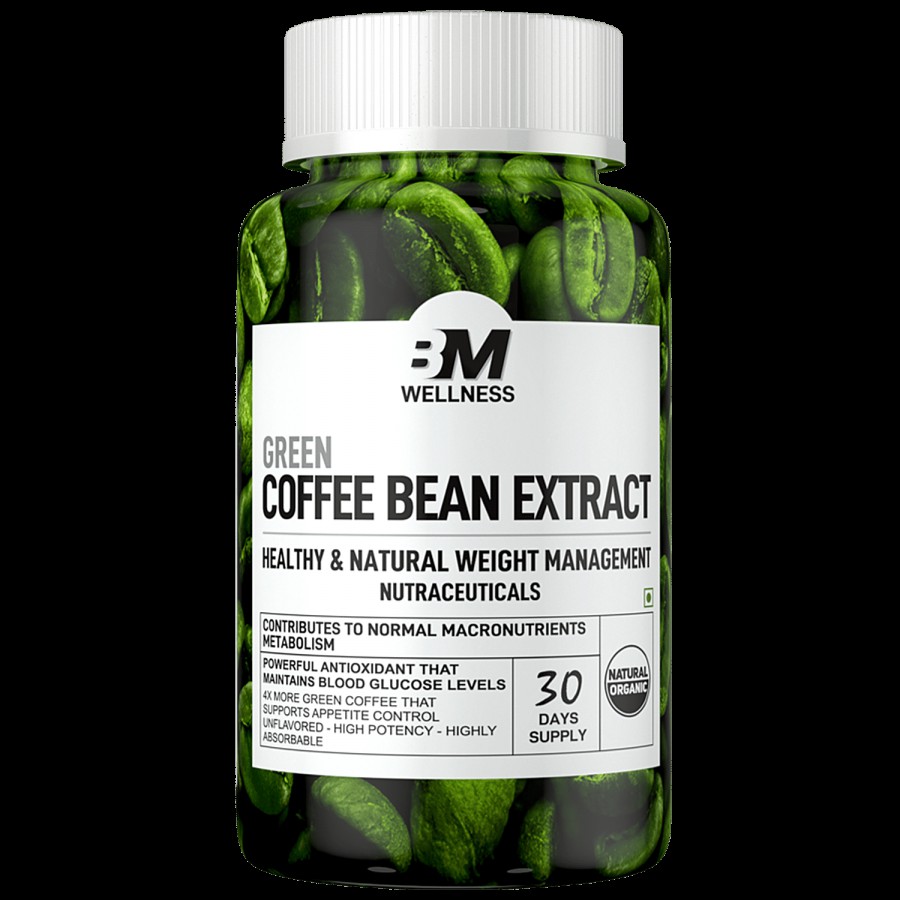 Bigmuscles Nutrition Green Coffee Bean Extract 1000 mg Tablets