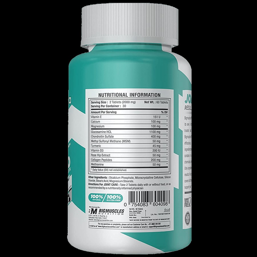 Bigmuscles Nutrition Joint Care Tablets - Joint