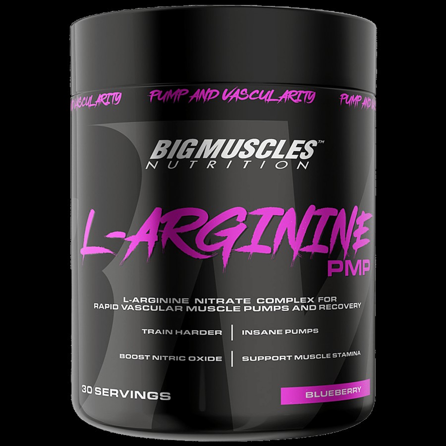 Bigmuscles Nutrition L-Arginine PMP Powder - Blueberry