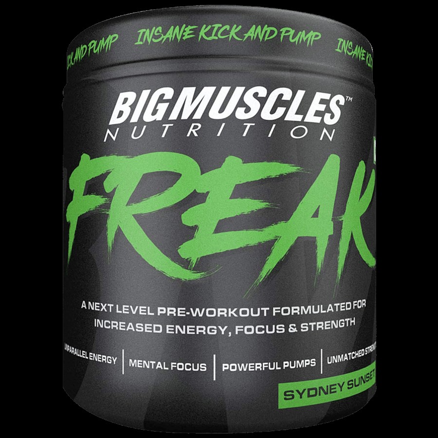 Bigmuscles Nutrition Pre-Workout Formulation - Freak