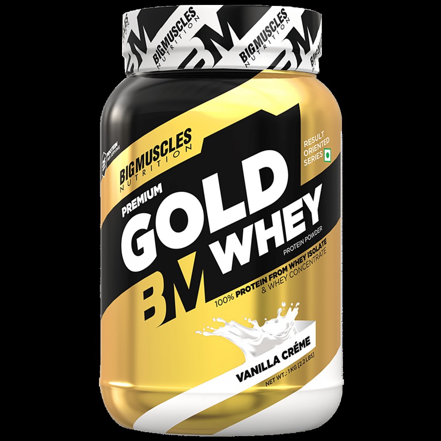 Bigmuscles Nutrition Premium Gold Whey - Vanilla Creme