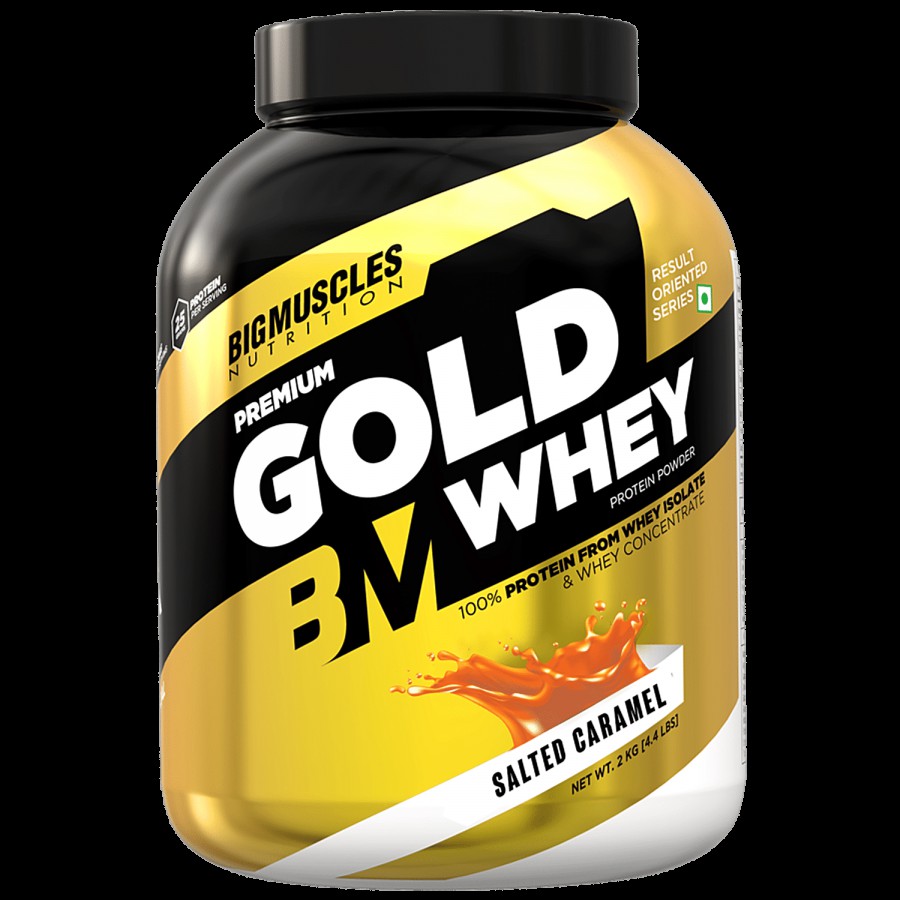 Bigmuscles Nutrition Premium Gold Whey Isolate - Salted Caramel Latte