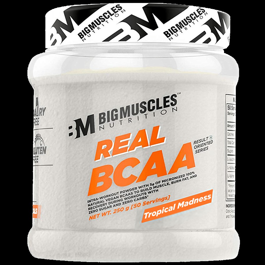 Bigmuscles Nutrition Real BCAA Supplement - Tropical Madness