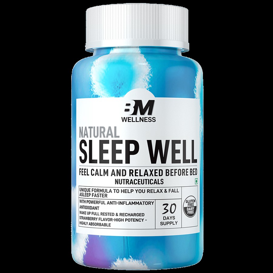 Bigmuscles Nutrition Sleep Well Tablets  - For Better & Faster Sleep