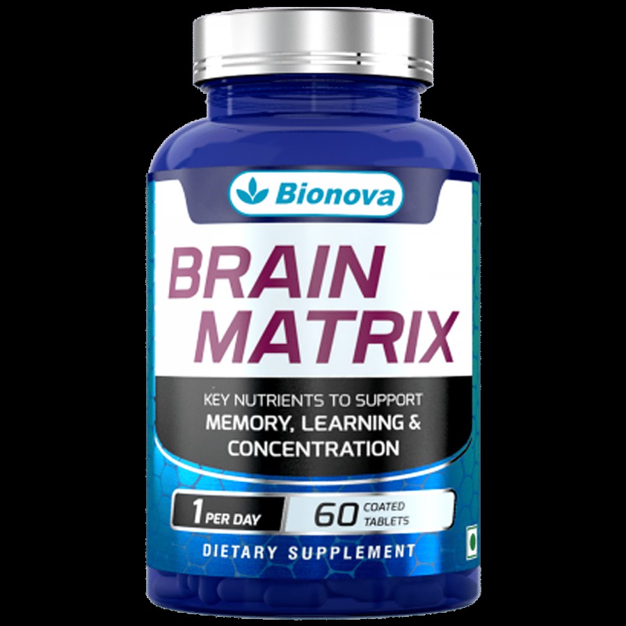 Bionova Brain Matrix Tablets - Nutrients To Support Mental Performance