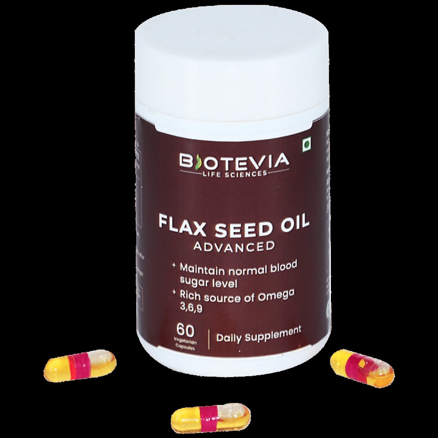 Biotevia Flaxseed Oil Softgels Capsules