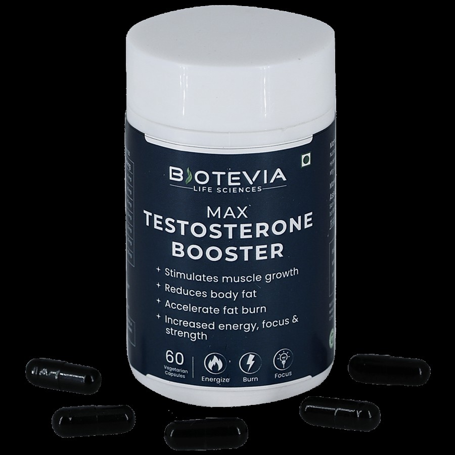 Biotevia Testosterone Booster Capsules for Men