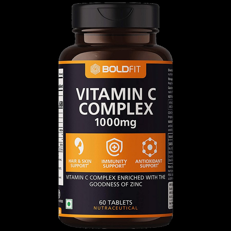 Boldfit Vitamin C Complex Tablet - 1000 mg