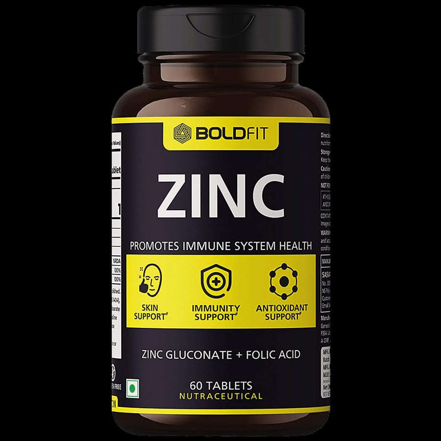 Boldfit Zinc Supplement Tablet - Rich In Antioxidant