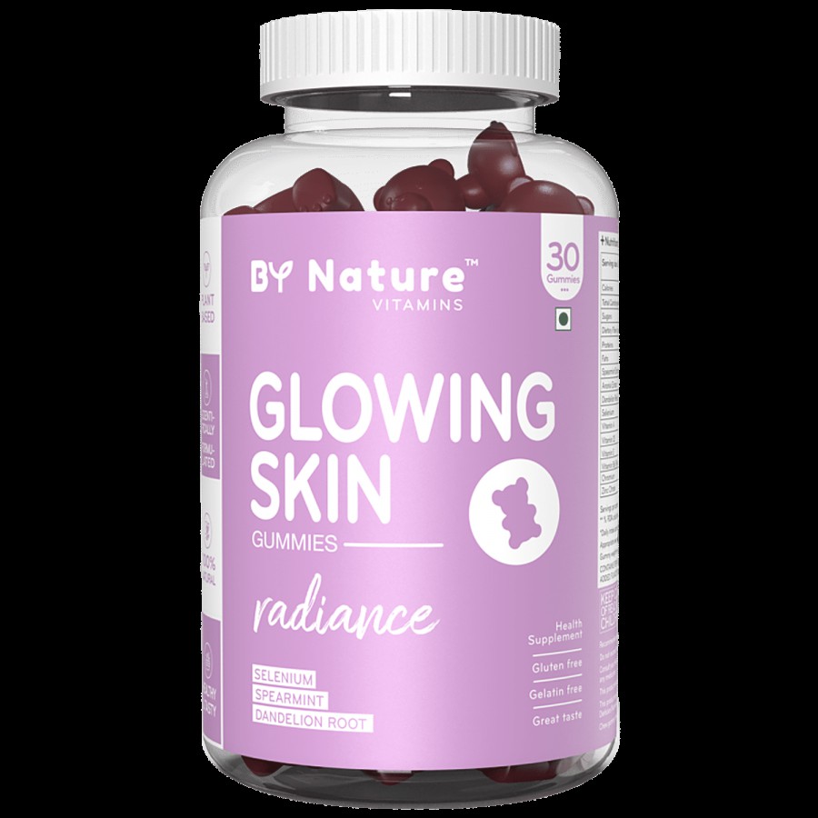 By Nature Glowing Skin Gummies With Selenium